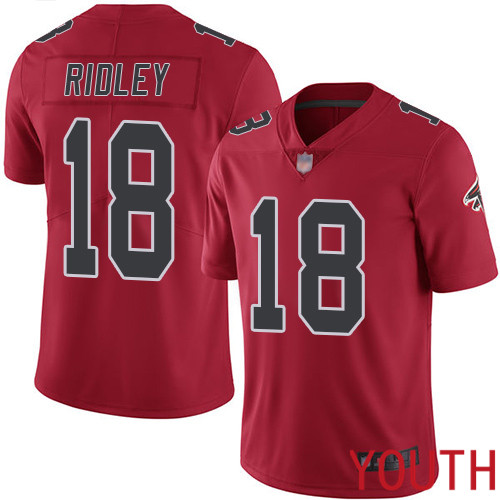 Atlanta Falcons Limited Red Youth Calvin Ridley Jersey NFL Football #18 Rush Vapor Untouchable